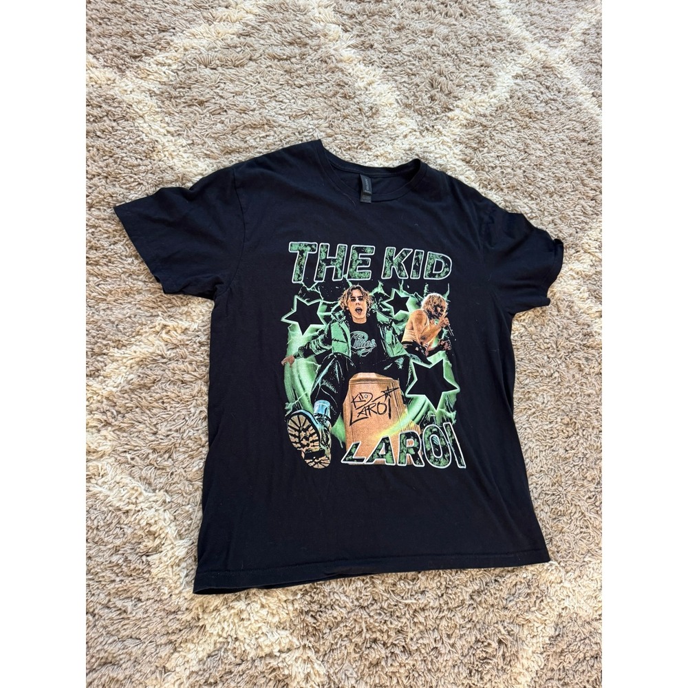 The Kid LAROI Graphic Band T-Shirt Gildan Softstyle Mens Large Concert Tee